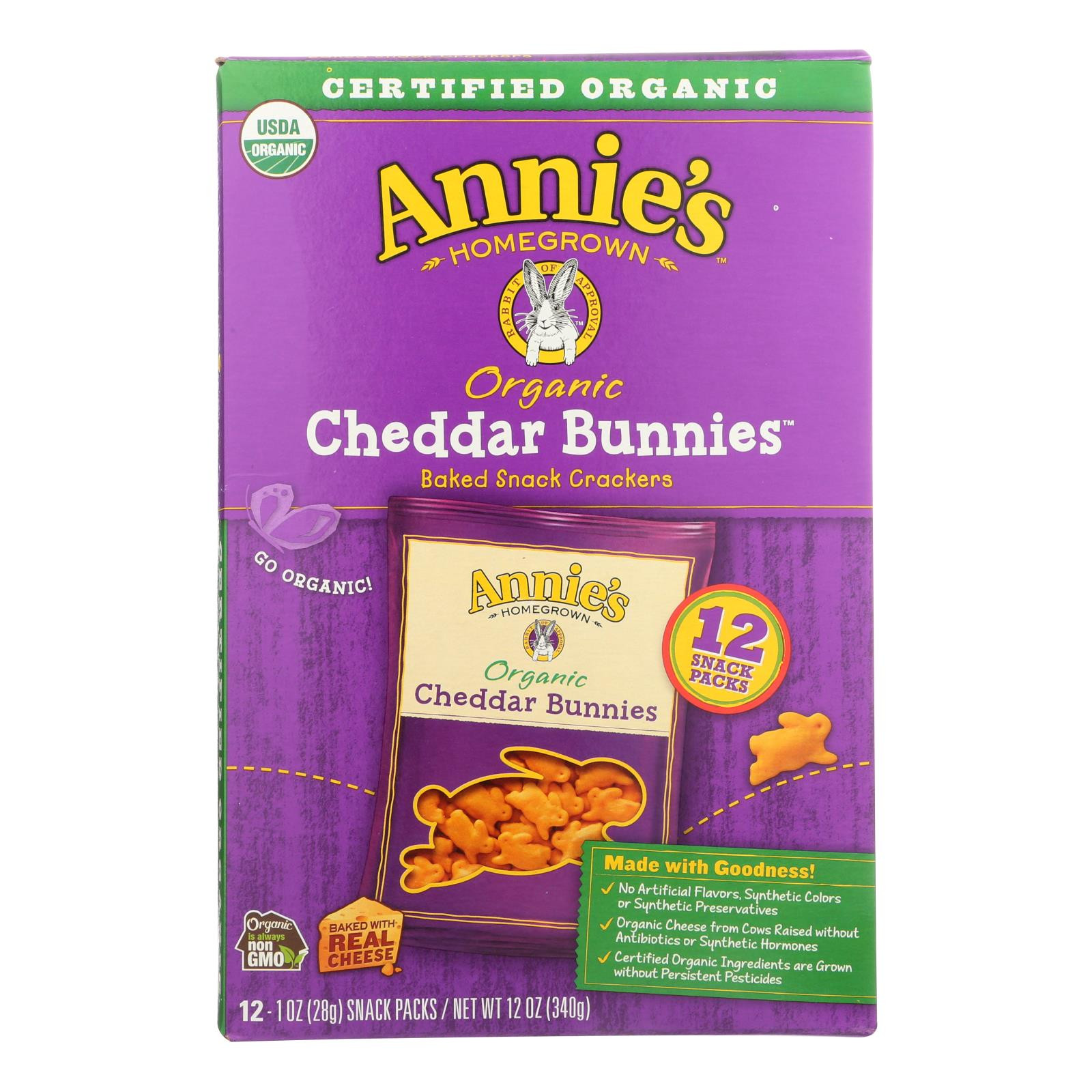 Annie's Homegrown Organic Snack Mix Bunnies - Case Of 12 - 9 Oz.