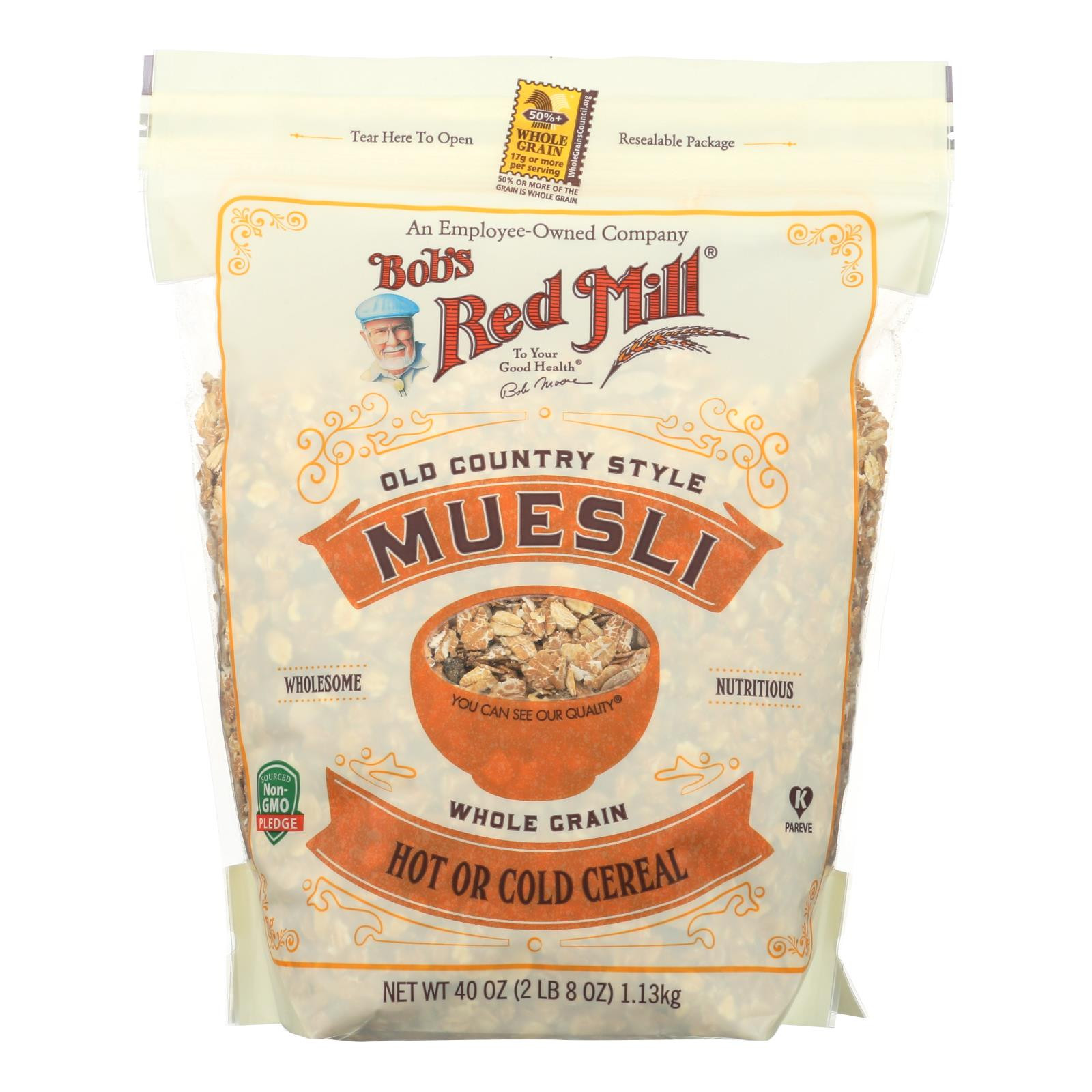 Bob's Red Mill Old Country Style Muesli Cereal 18 Oz Case Of 4