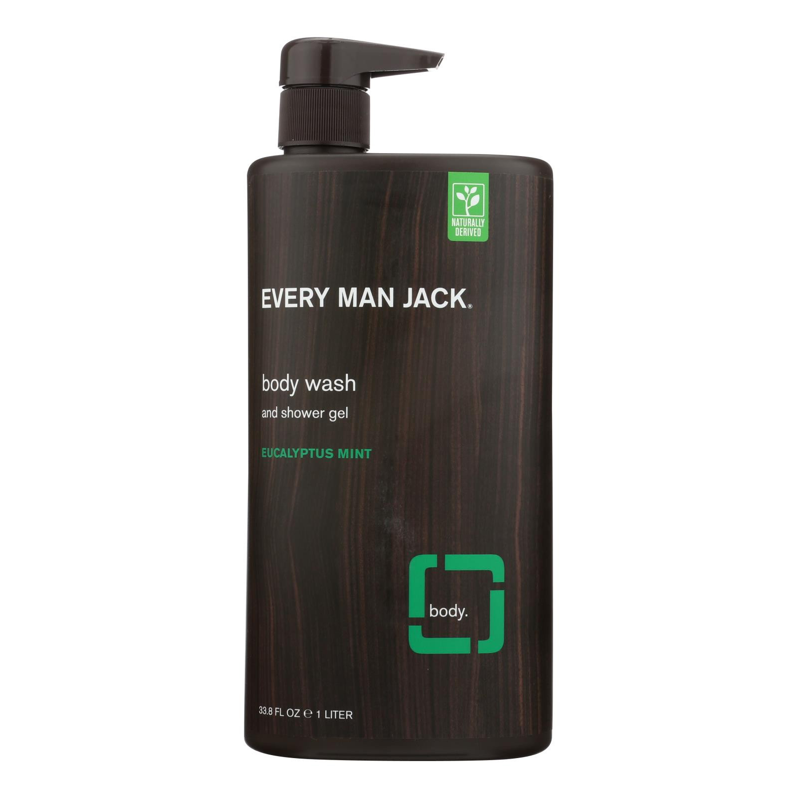 Every Man Jack Body Wash Eucalyptus Mint Body Wash Case Of 33.8 33.