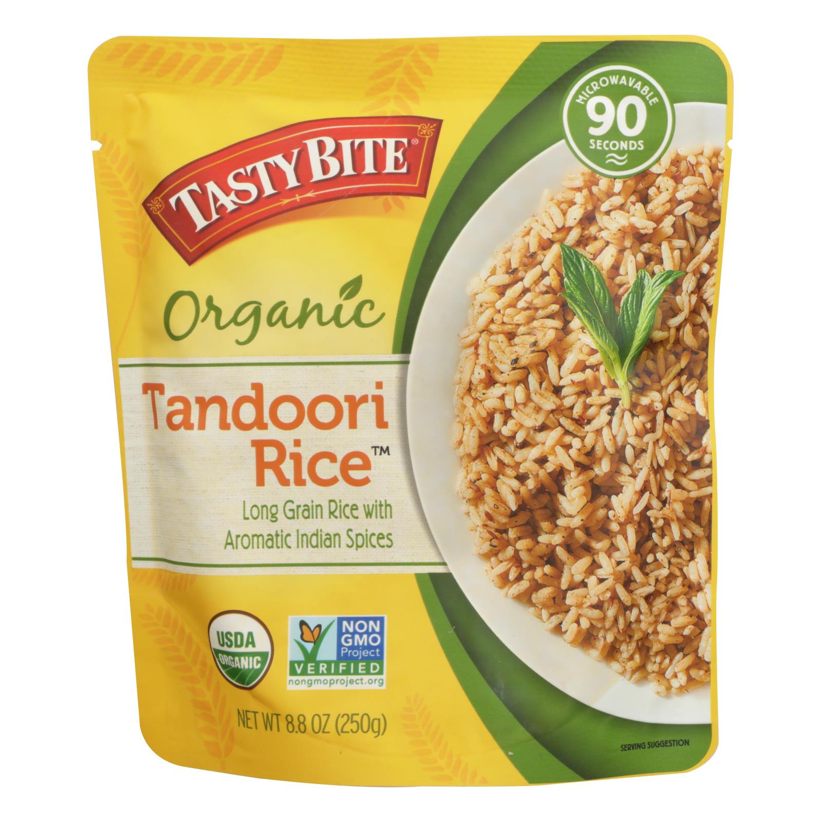Tasty Bite Rice - Garlic Brown - 8.8 Oz - Case Of 6