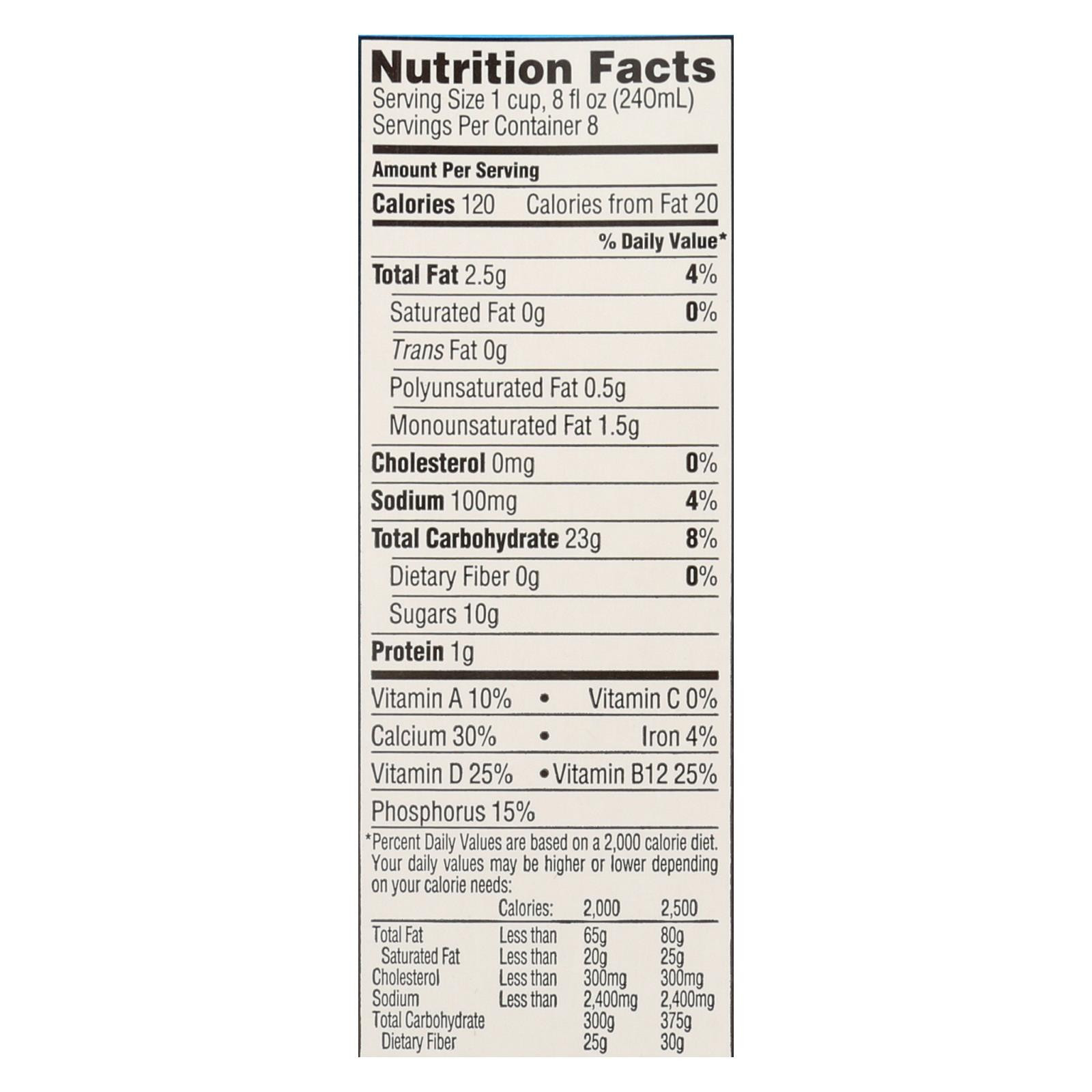 Rice Dream Original Rice Drink Enriched Organic Case Of 8 64 Fl Oz.