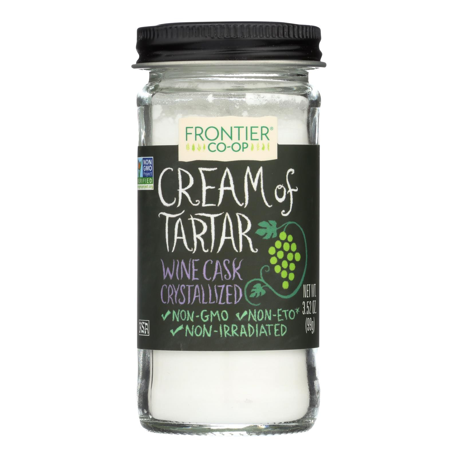 Frontier Herb Cream Of Tartar Powder Bulk 1 Lb