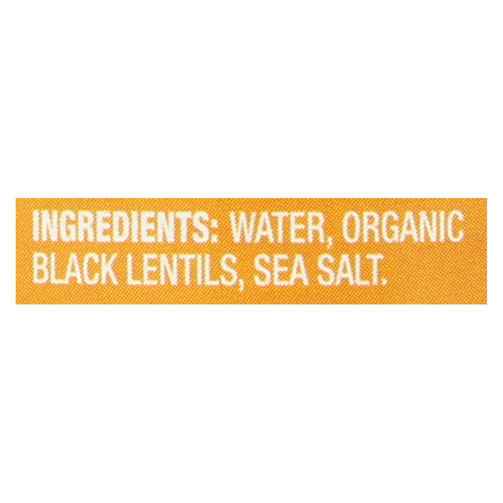 Westbrae Foods Organic Black Lentils Beans Case Of 12 15 Oz.