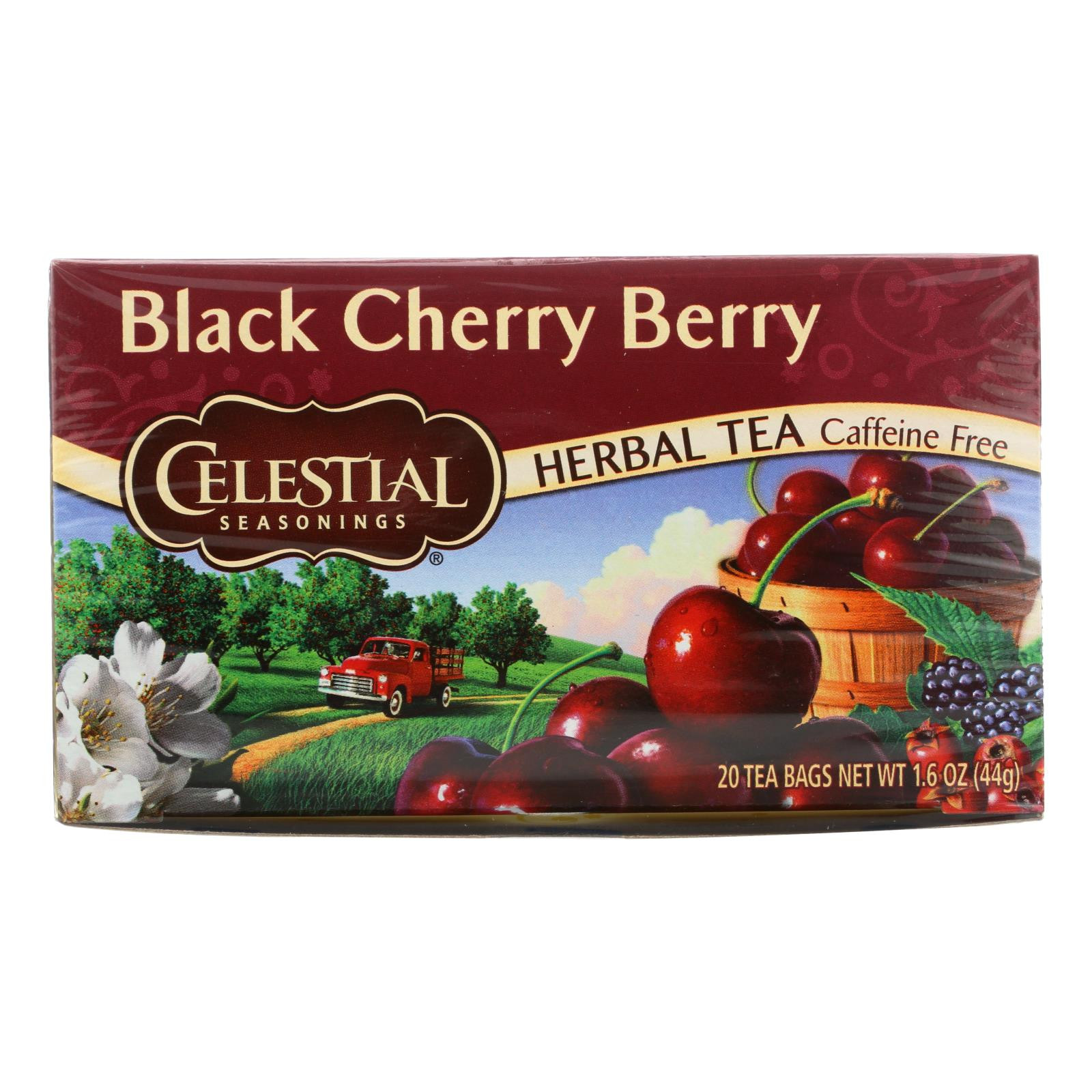 Celestial Seasonings Herbal Tea Caffeine Free Black Cherry Berry 20