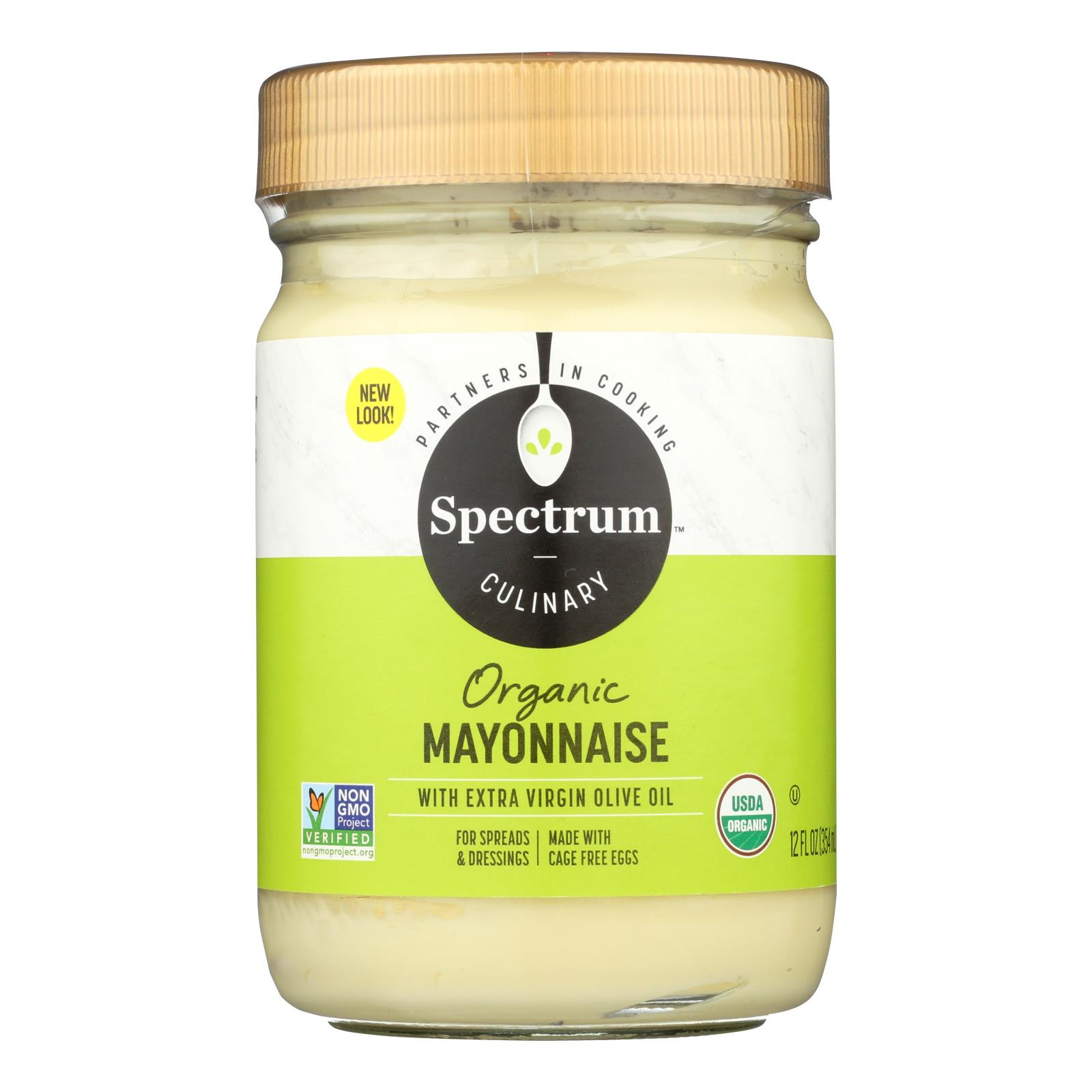 Spectrum Naturals Organic Mayonnaise With Cage Free Eggs Case Of 12