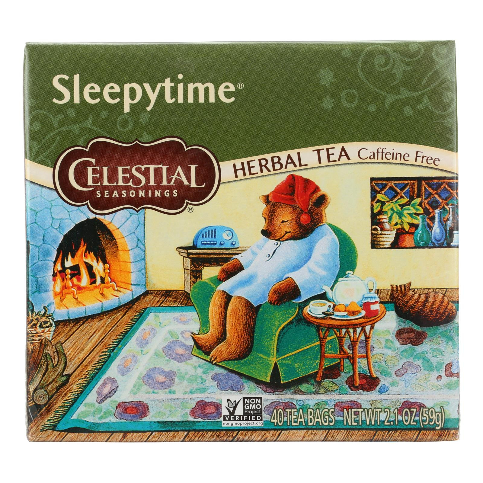 Celestial Seasonings Herbal Tea Caffeine Free Honey Vanilla Chamomile
