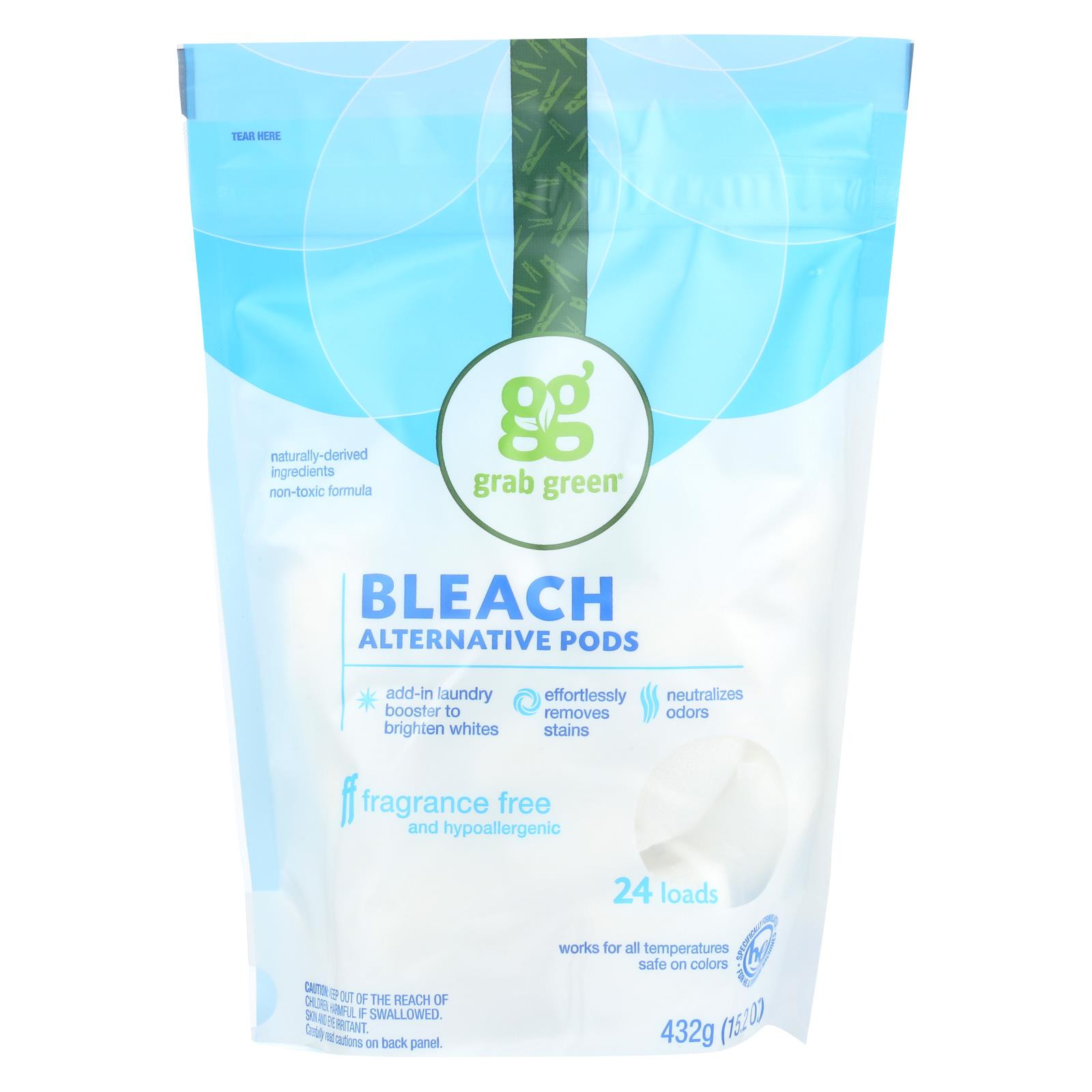 Grab Green Bleach Alternative Fragrance Free Case Of 6 24 Count