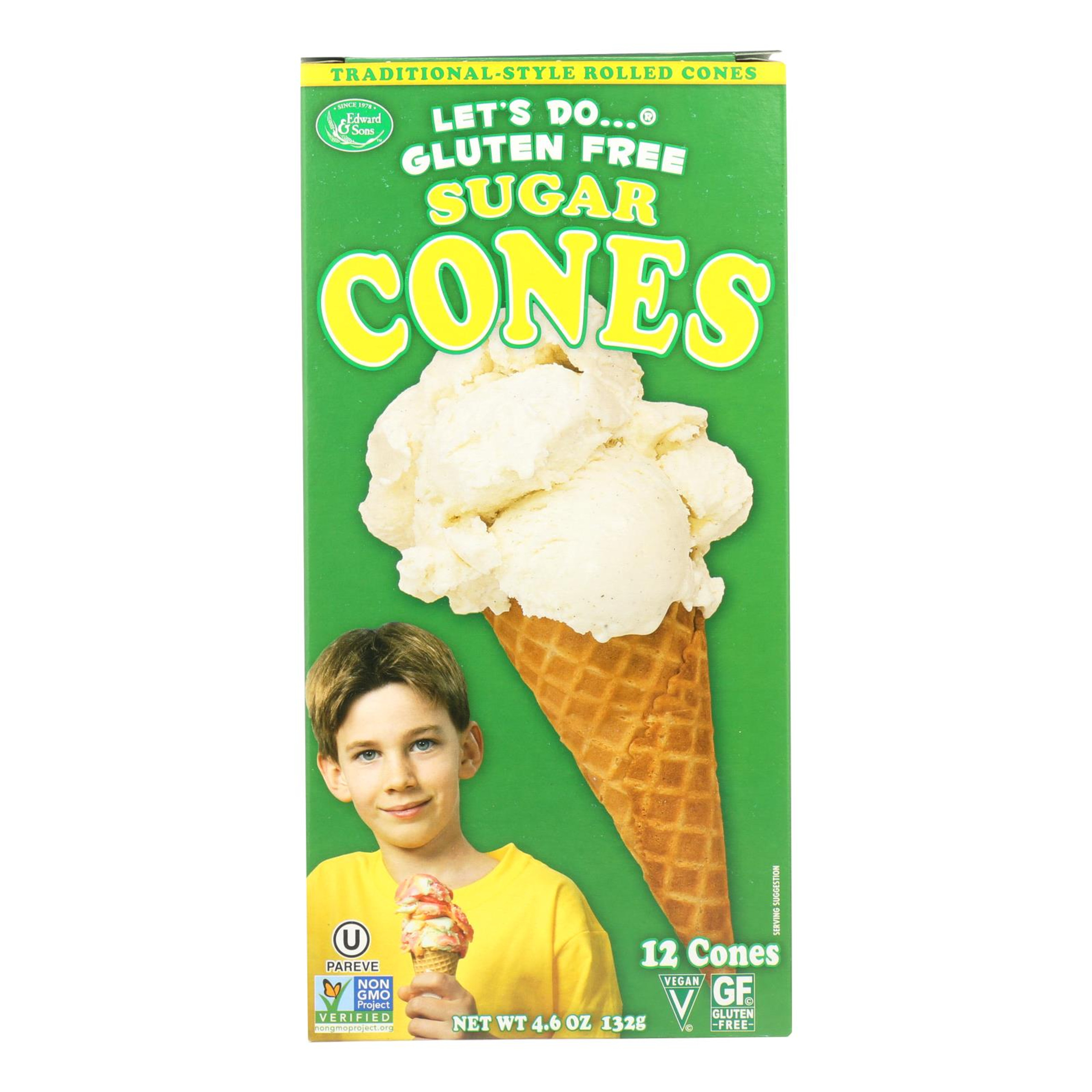 Let's Do Ice Cream Cones Simple Case Of 12 1.2 Oz.