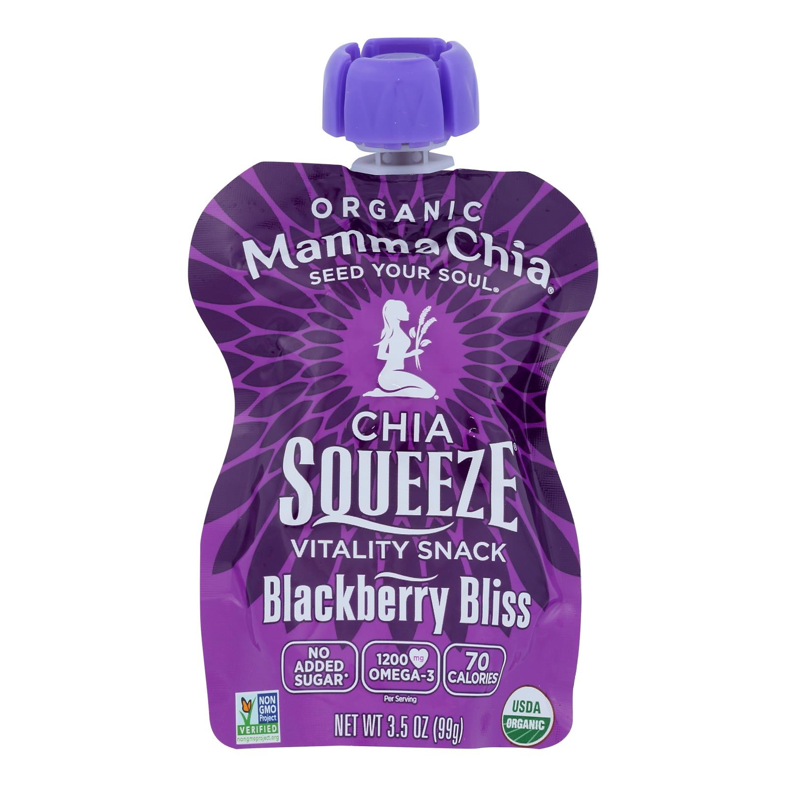 Mamma Chia Vitality Squeeze Snack - 3.5 Oz. Mango Coconut Goodness (Pack of 16) main image 1