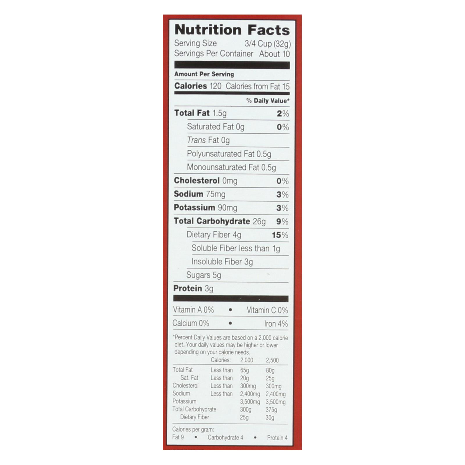 Kashi Cereal Oat Heart To Heart Warm Cinnamon 12 Oz Case Of 12