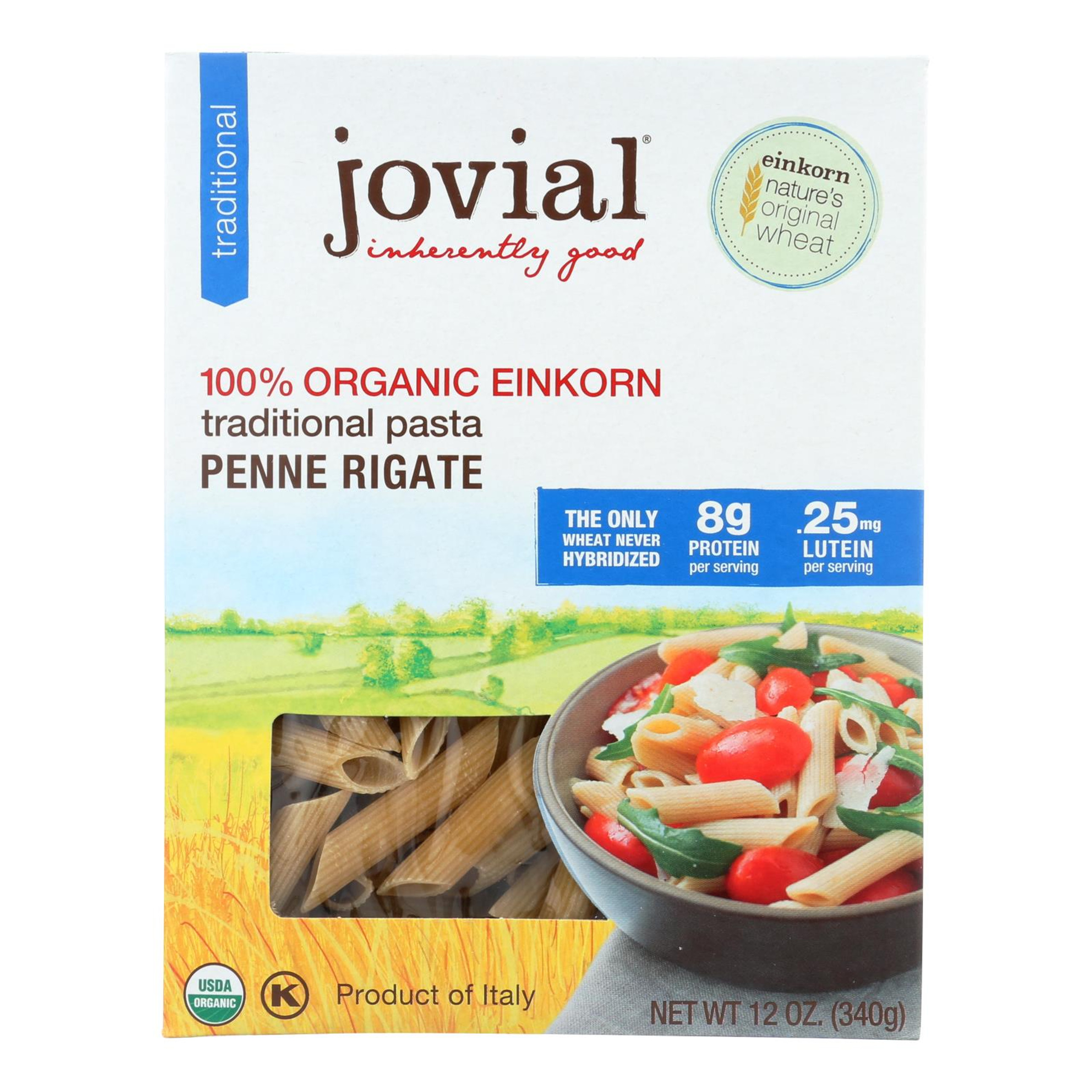 Jovial Sourdough Einkorn Crackers Sea Salt Case Of 10 4.5 Oz.
