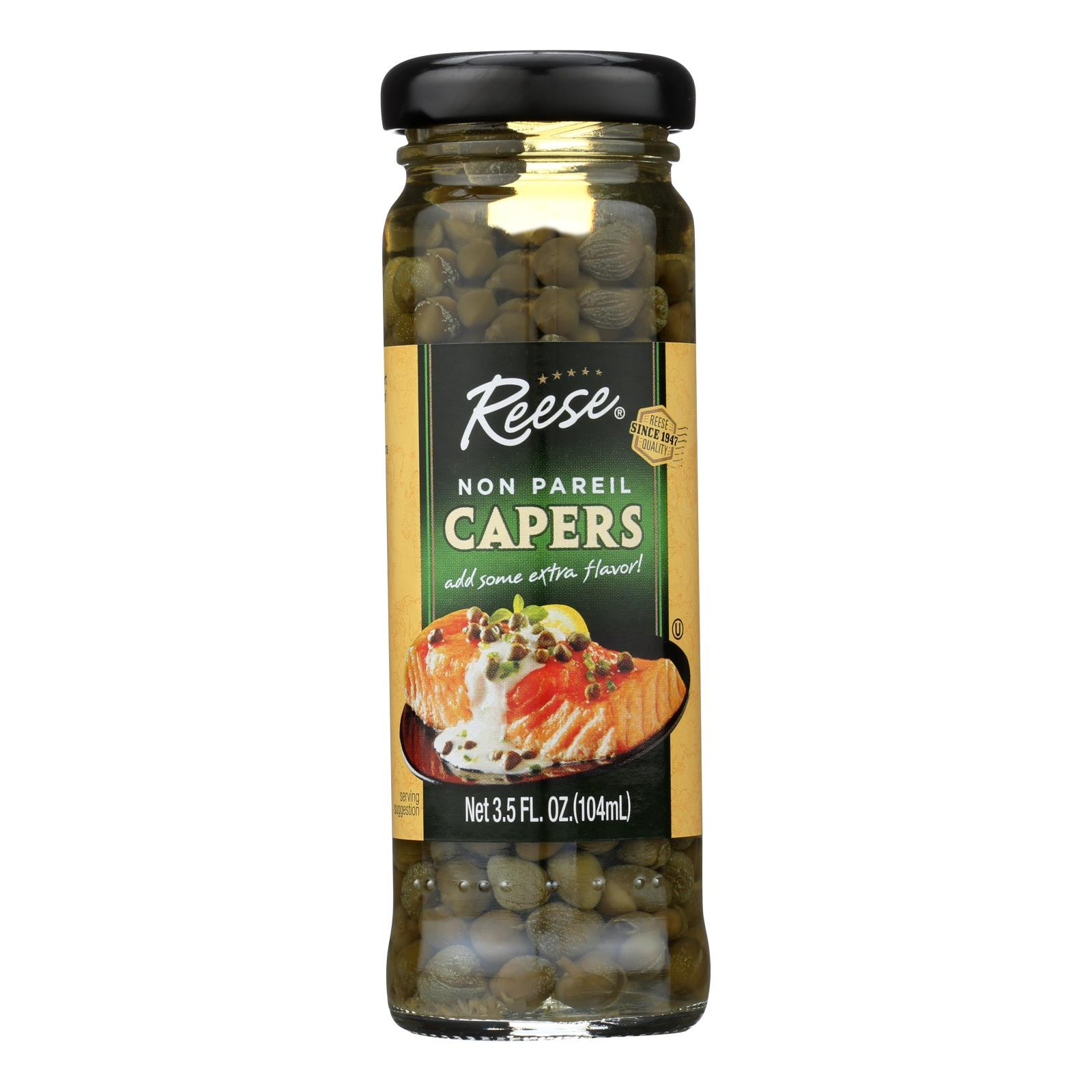 Reese Non Pareil Capers Case Of 12 3.5 Oz.