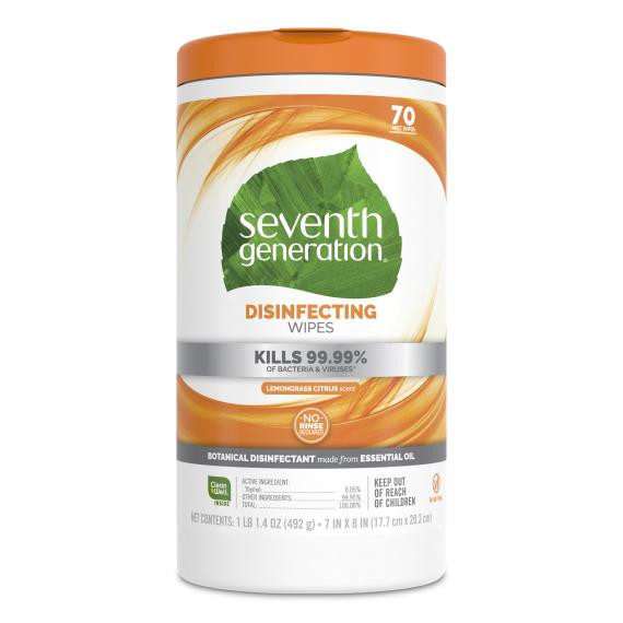 Seventh Generation Spray Disinfectant Fresh Citrus Case Of 8 13