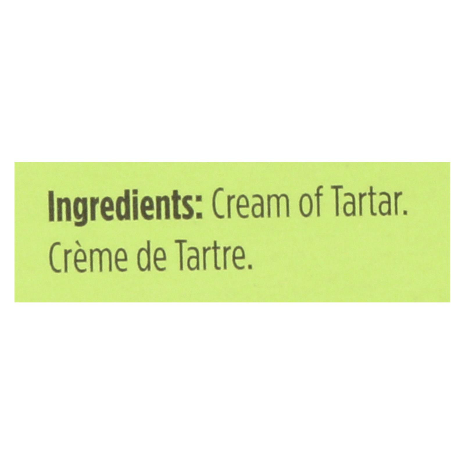 Frontier Herb Cream Of Tartar 3.52 Oz