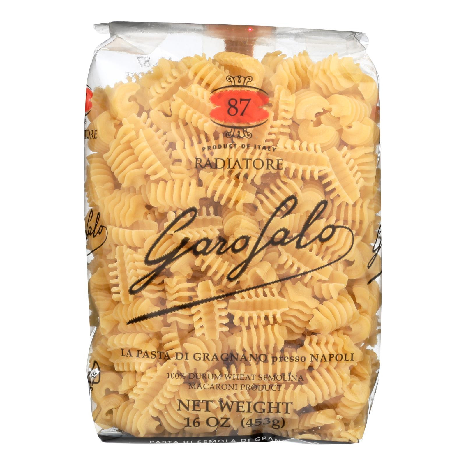 Garofalo Radiatore Pasta Case Of 12 16 Oz