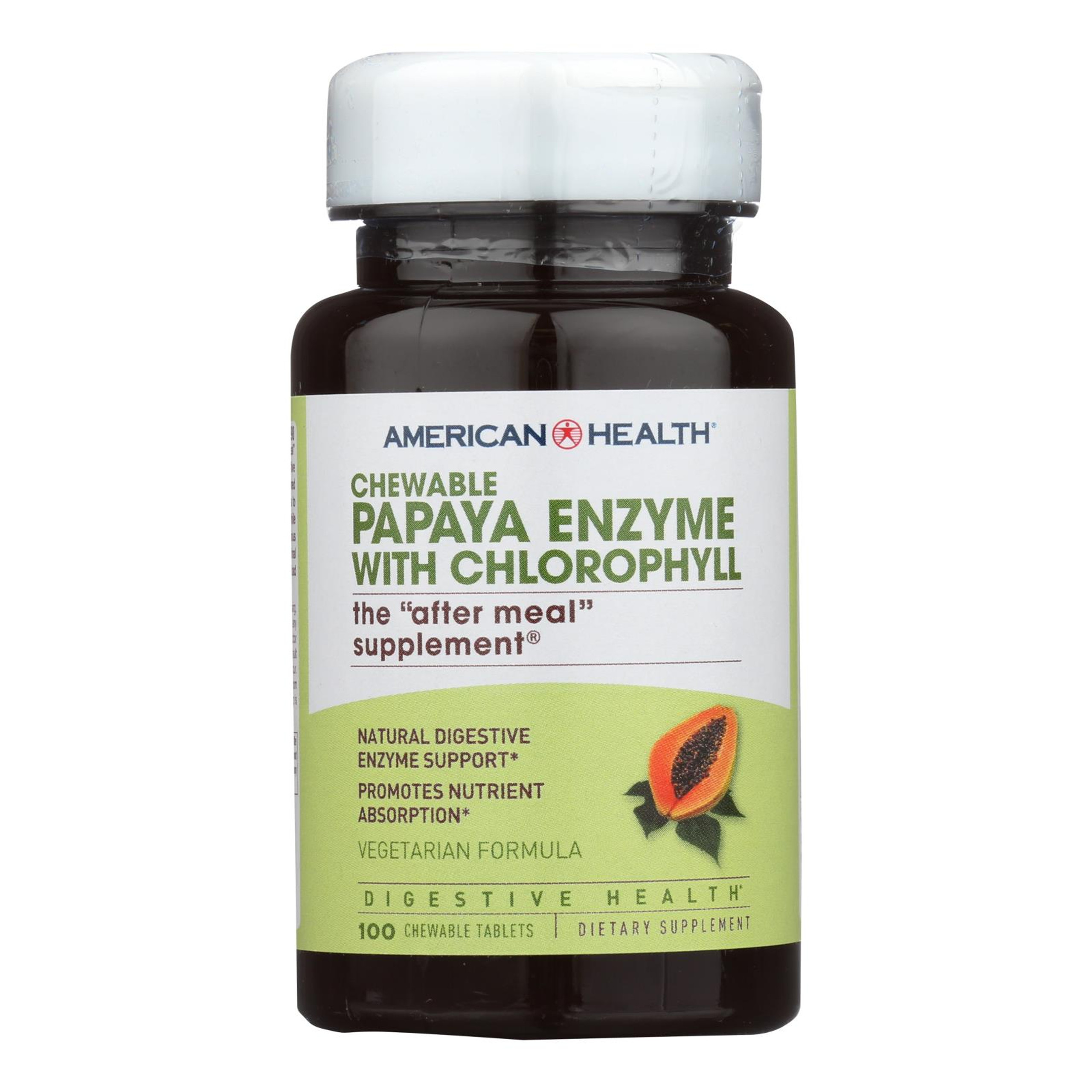 American Health Super Papaya Enzyme Plus Chewable 360 Chewable Tablets