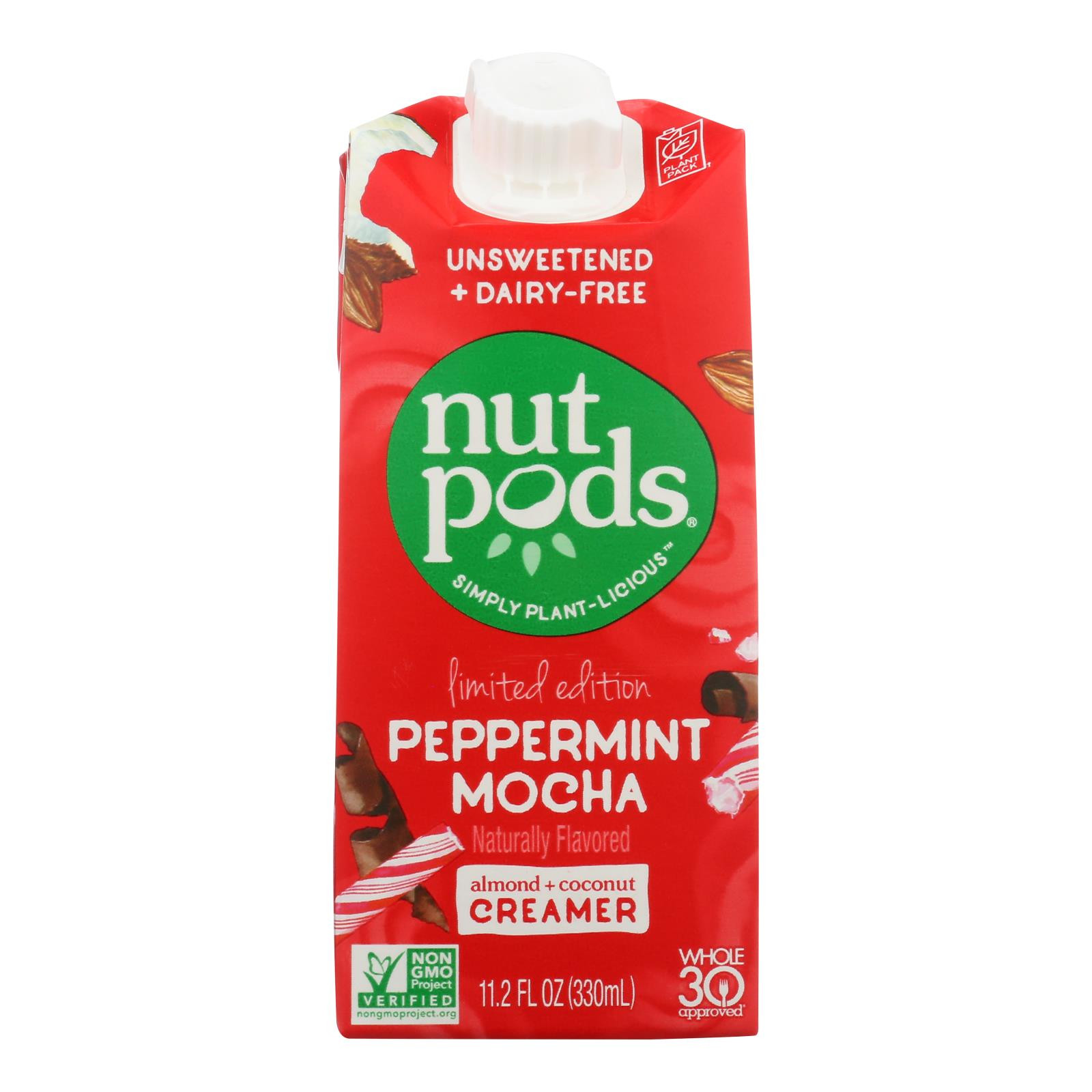 Nutpods Nondairy Creamer Original Unsweetened Case Of 12 11.2 Fl Oz.