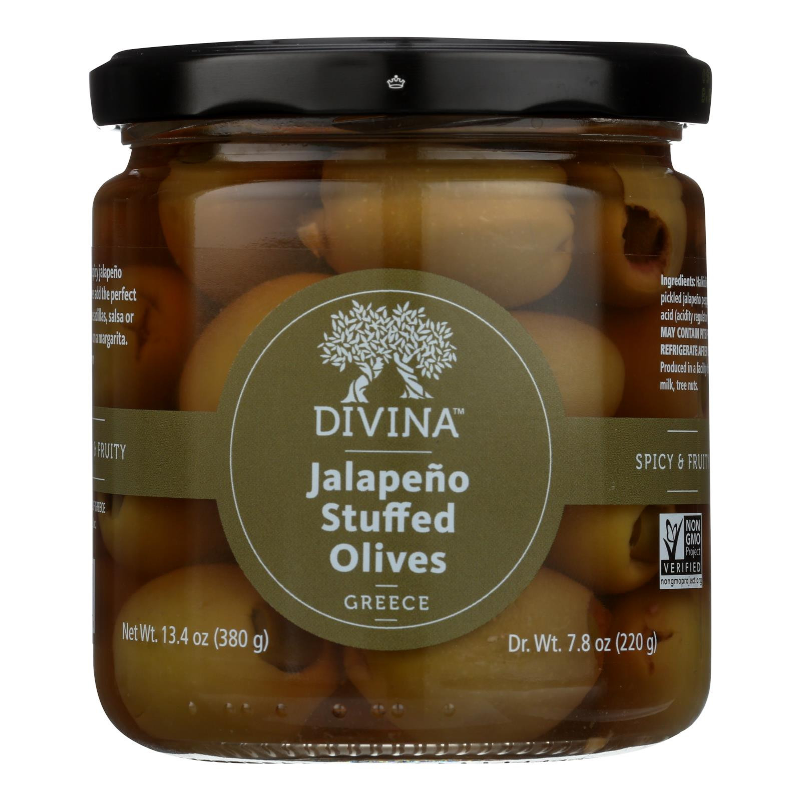 Mediterranean Organic Olives Organic Green Stuffed Jalapeno 8