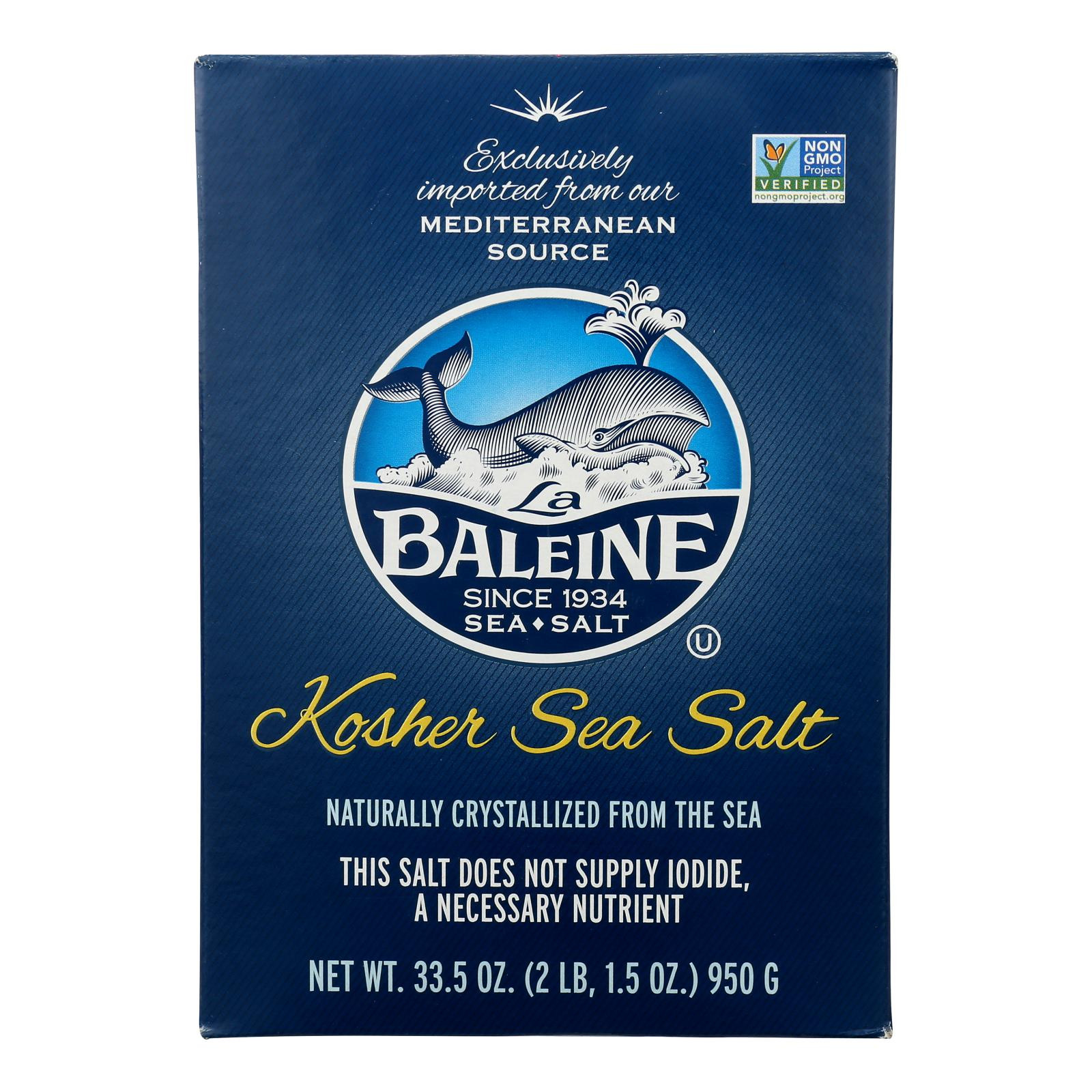 La Baleine Sea Salt Sea Salt Coarse 26.5 Oz Case Of 12