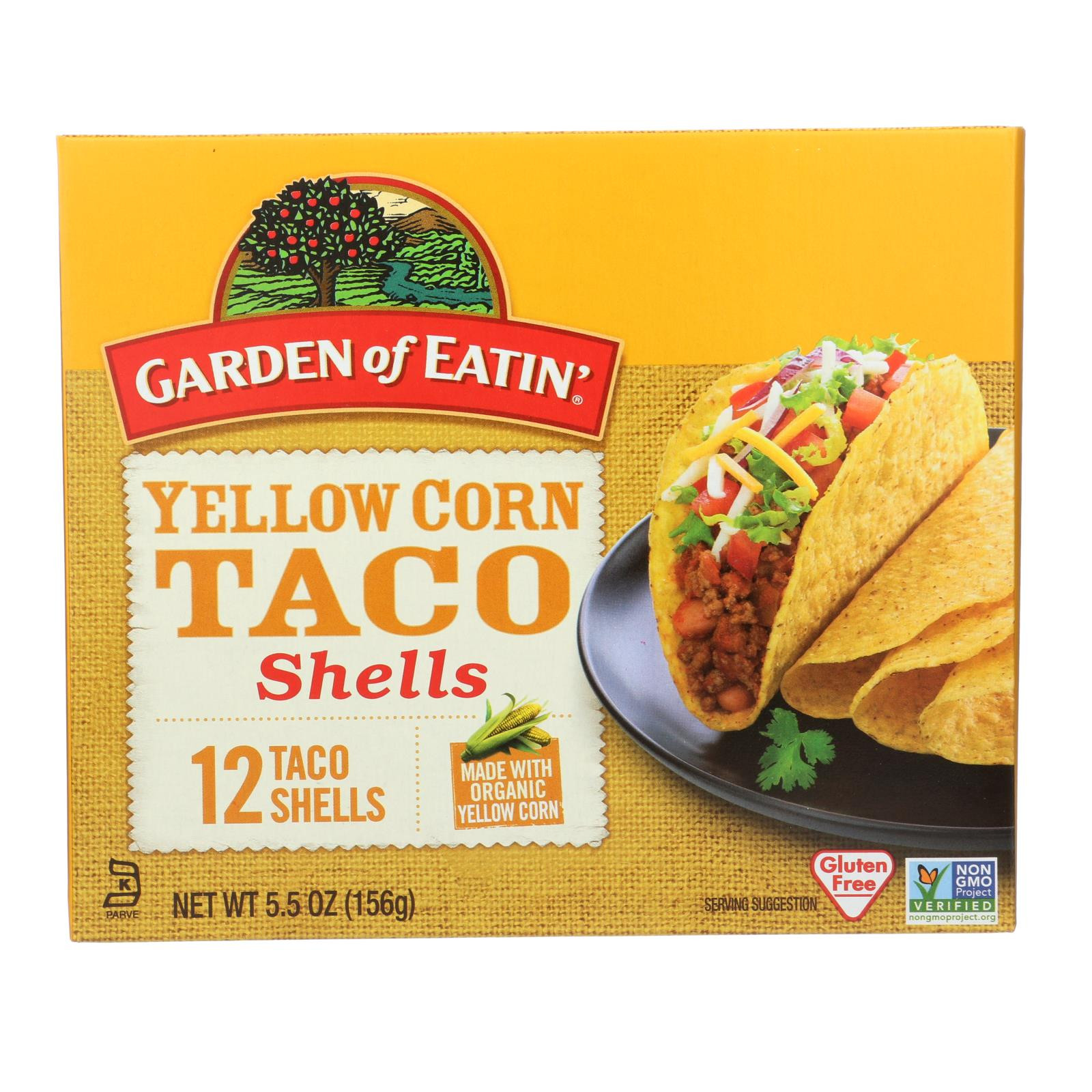 Garden Of Eatin' Yellow Corn Taco Shells Taco Shells Case Of 12 5.5 Oz.