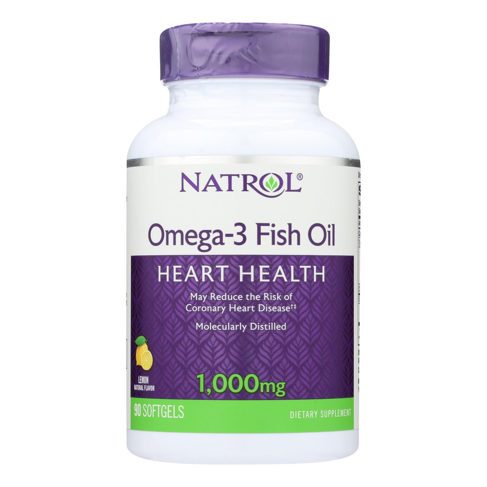 Natrol Omega3 Fish Oil Lemon 1000 Mg 150 Softgels