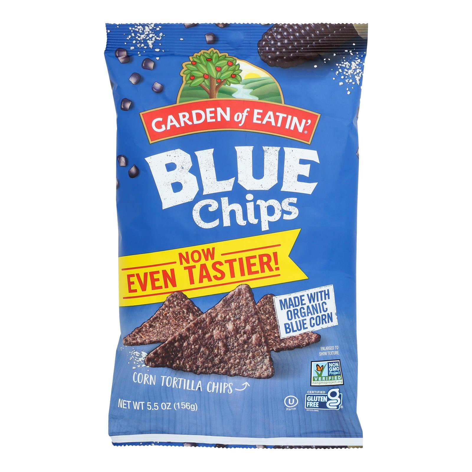 Garden Of Eatin' Blue Corn Tortilla Chips Blue Corn Case Of 12 16 Oz.