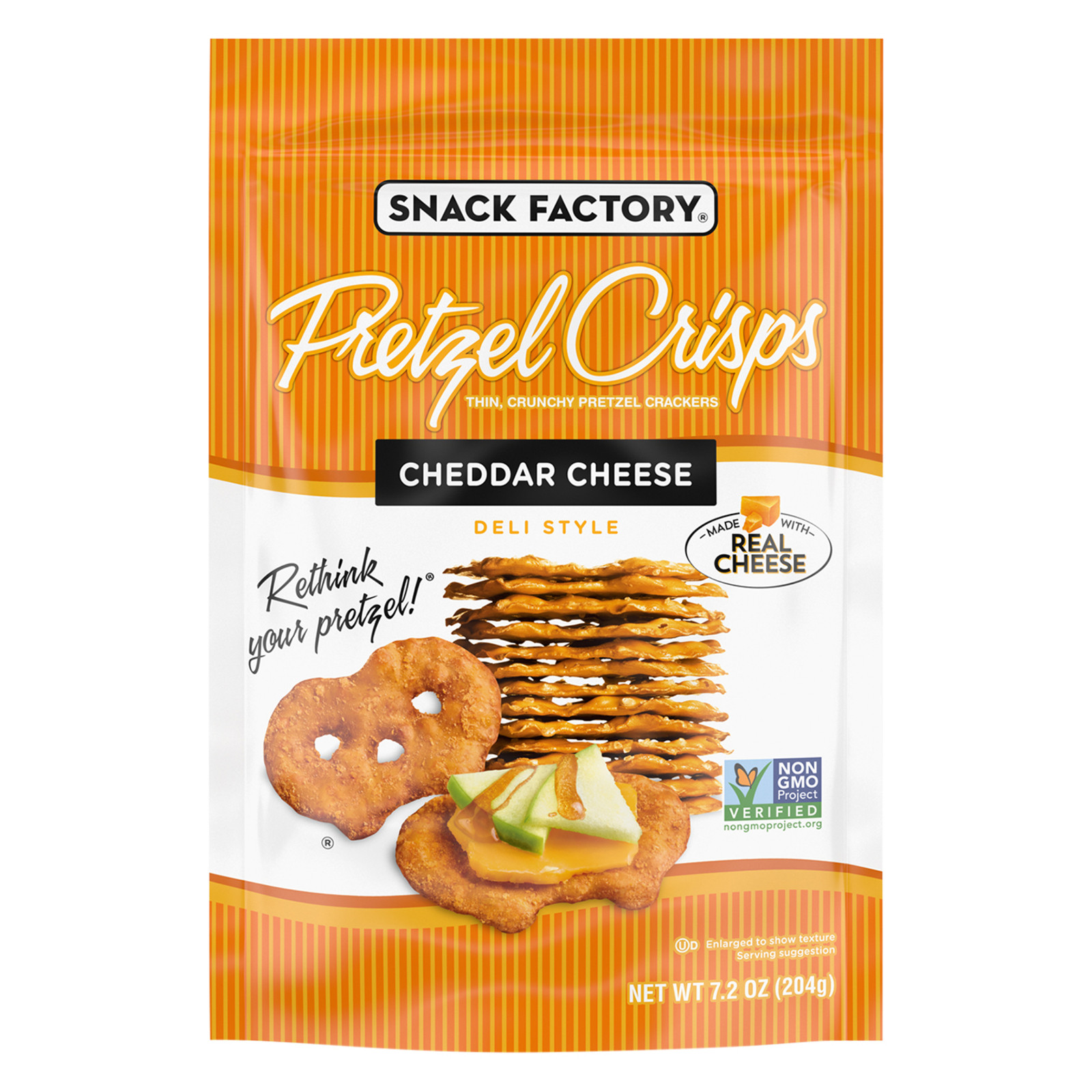 Pretzel Crisp Pretzel Crisps Everything Case Of 12 7.2 Oz.