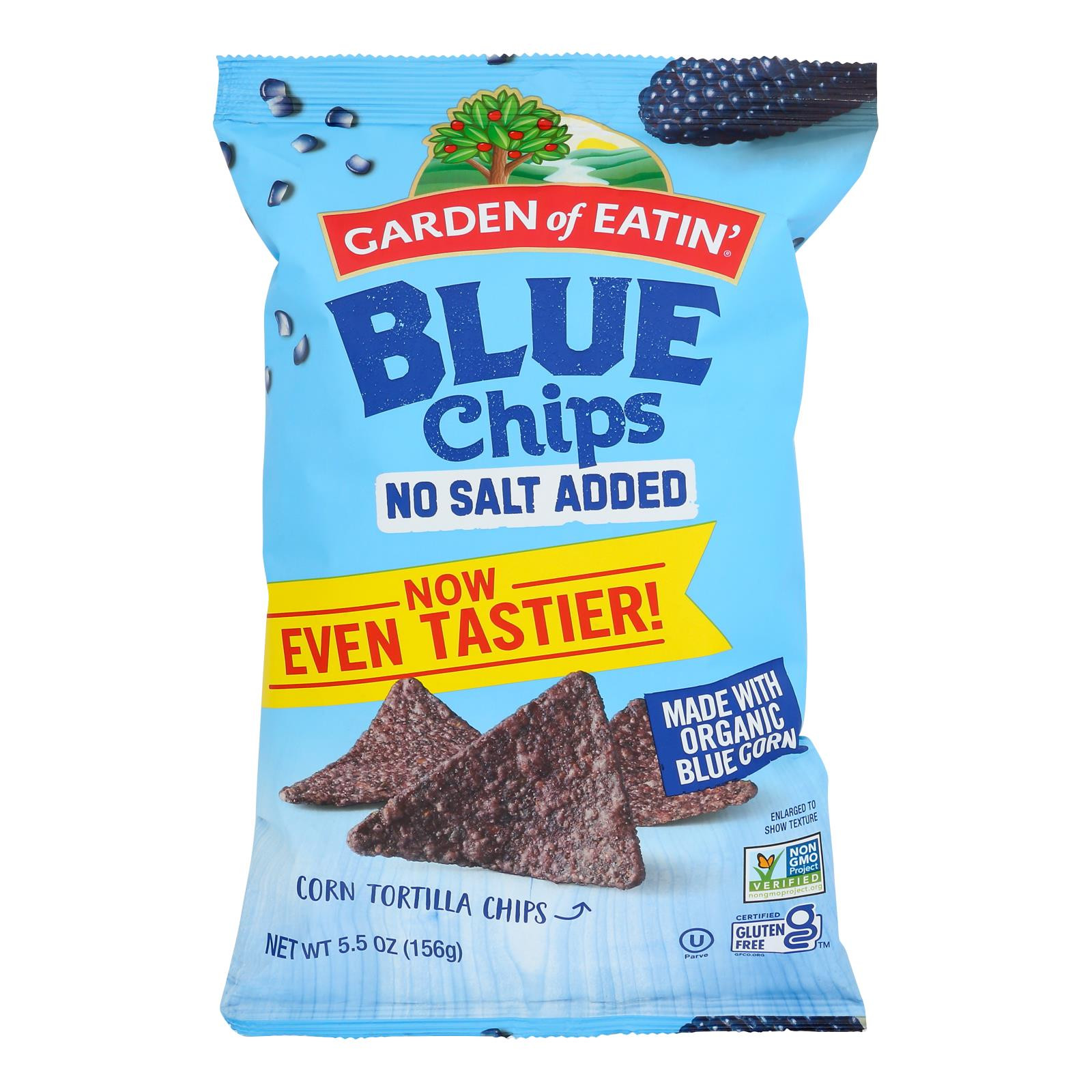 Garden Of Eatin' Blue Corn Tortilla Chips Blue Corn Case Of 12 16 Oz.