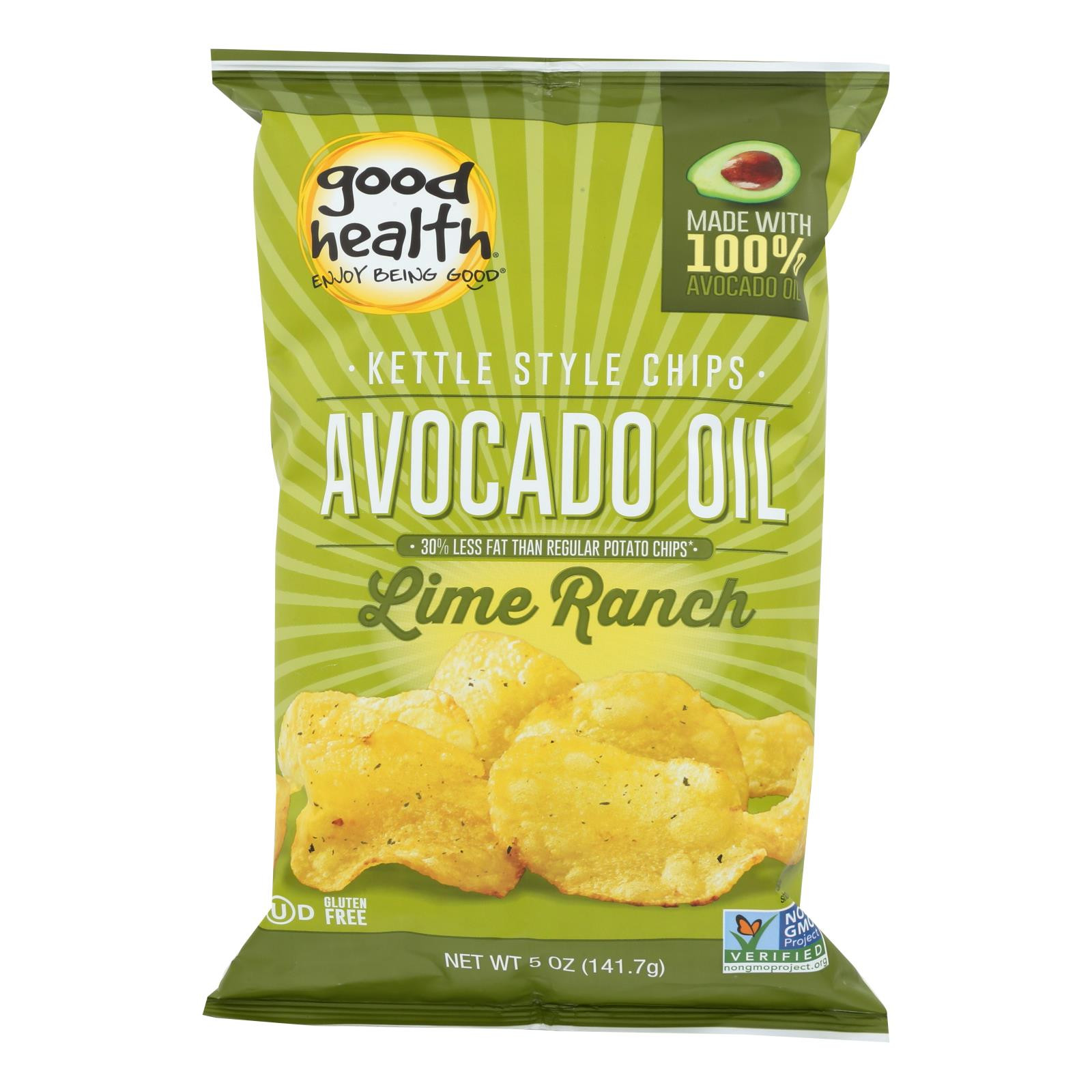 Good Health Kettle Chips Olive Oil Rosemary Case Of 12 5 Oz.