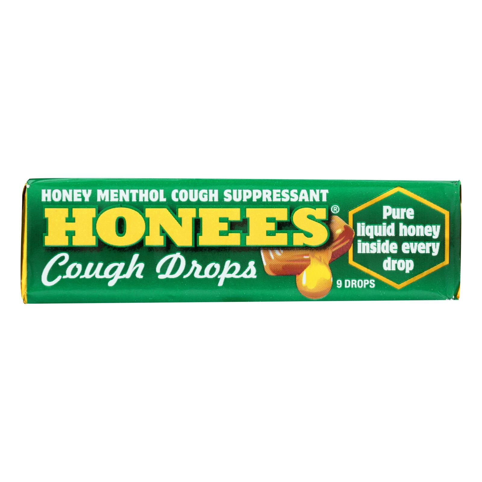 Honees Cough Drops Extra Large Menthol 20 Count