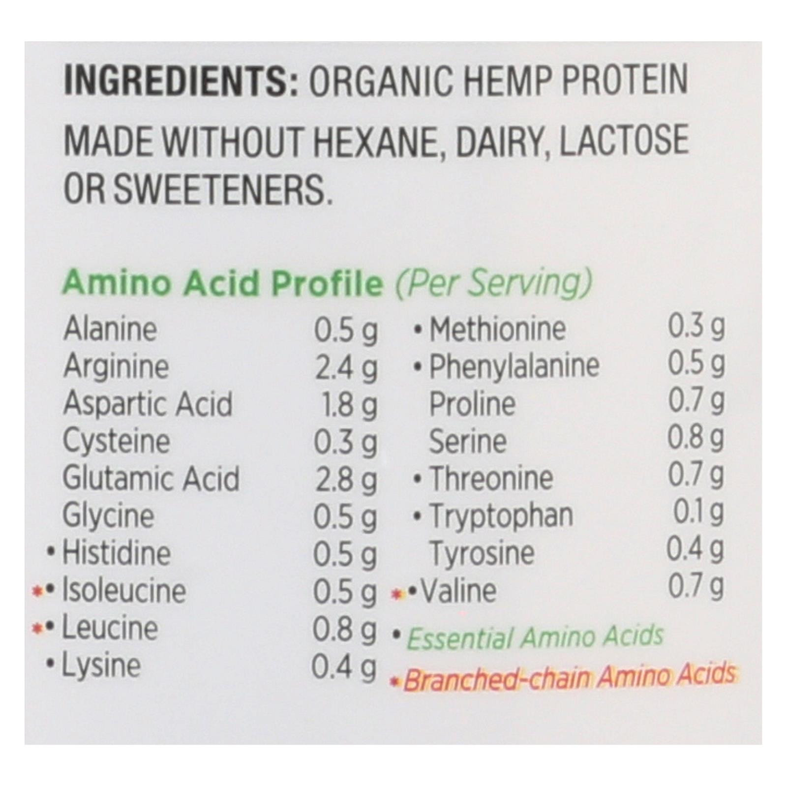 Nutiva Organic Hemp Protein 16 Oz