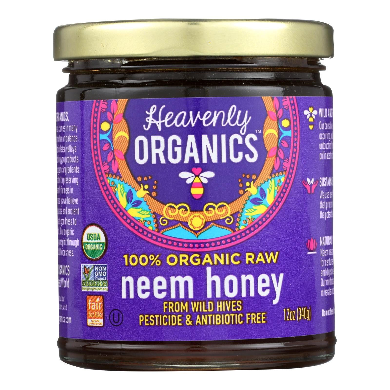 Heavenly Organics Almond Chocolate Honey Patties  (6x4.66 OZ)
