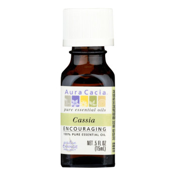 Aura Cacia - Pure Essential Oil Cassia Bark - 0.5 Fl Oz