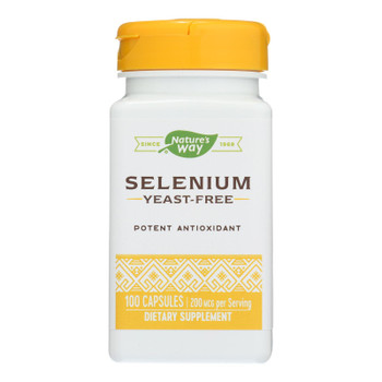 Nature's Way - Selenium - 200 Mcg - 100 Capsules