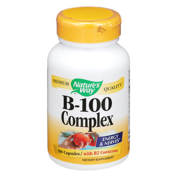 Nature's Way - Vitamin B-100 Complex - 100 Capsules