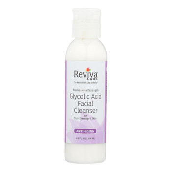 Reviva Labs - Glycolic Acid Facial Cleanser - 4 Fl Oz