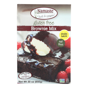 Namaste Foods Brownie Mix - Case Of 6 - 30 Oz