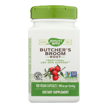 Nature's Way - Butcher's Broom - 100 Capsules