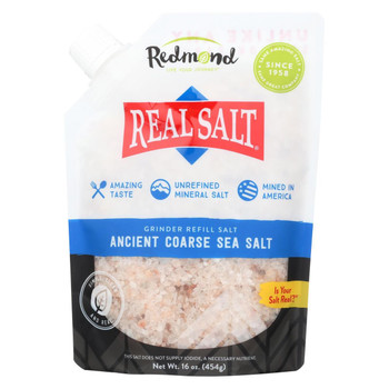 Real Salt Coarse Grind Pouch - Case Of 6 - 16 Oz.