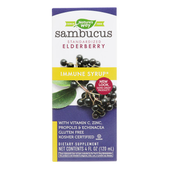 Nature's Way - Sambucus Immune Syrup - 4 Fl Oz