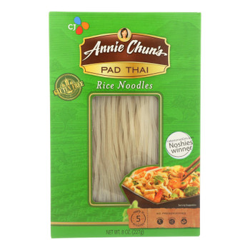 Annie Chun's Pad Thai Brown Rice Noodles - 8oz Gluten Free Whole Grain Noodles