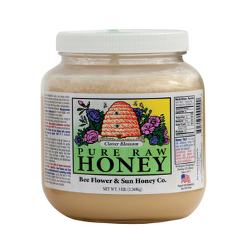 Bee Flower And Sun Honey - Clover Blossom - Case Of 6 - 5 Lb.