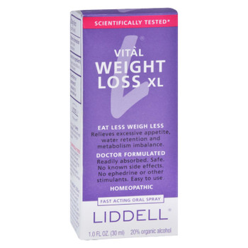 Liddell Homeopathic Weight Loss Xl - 1 Fl Oz