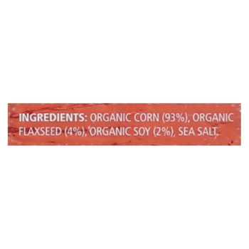 Real Foods Organic Corn Thins - Soy And Linseed - Case Of 6 - 5.3 Oz.