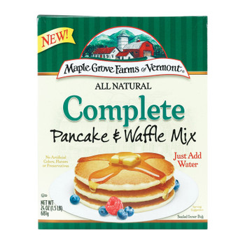 Maple Grove Farms - Pancake And Waffle Mix - Case Of 6 - 24 Oz.