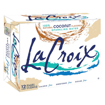 Lacroix Sparkling Water - Coconut - Case Of 2 - 12 Fl Oz.