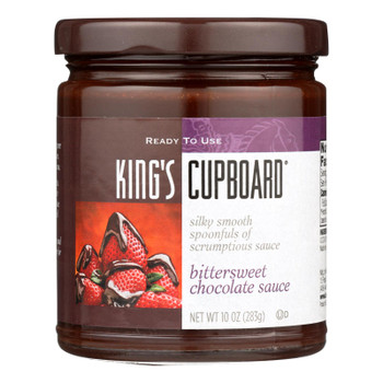 The King's Cupboard Dessert Sauces - Bittersweet Chocolate - Case Of 12 - 10.4 Oz.