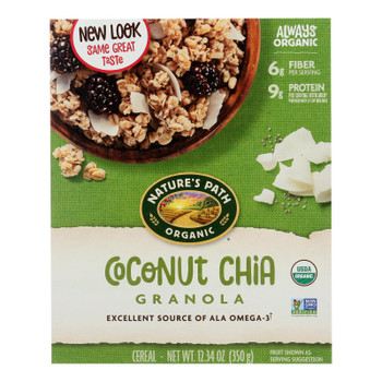 Nature's Path Organic Chia Plus Granola - Coconut Chia - Case Of 12 - 12.34 Oz.