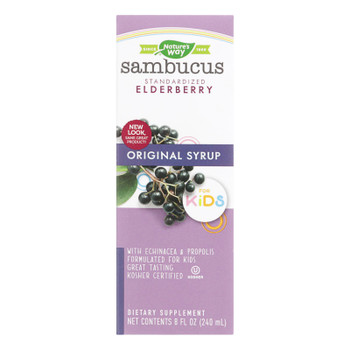 Nature's Way - Original Sambucus For Kids - Standardized Elderberry - 8 Fl Oz