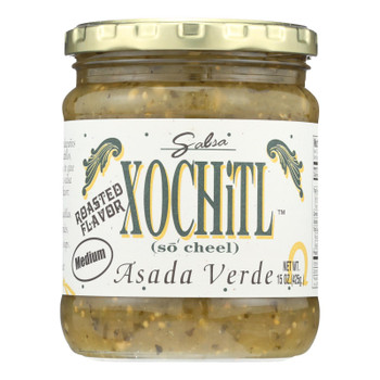 Xochitl Salsa Asada Verde Medium - Case Of 6 - 15 Oz.